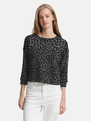 TOM TAILOR DENIM Sweatshirt in Grey: front