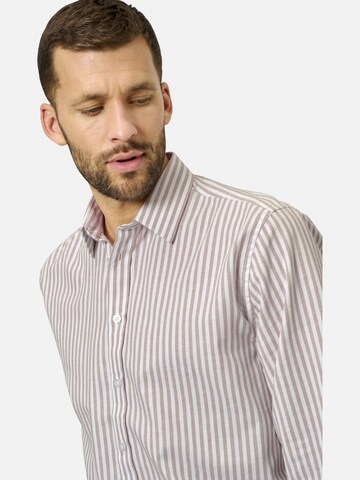 BABISTA Regular fit Button Up Shirt in Beige