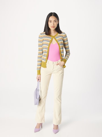 King Louie Knit Cardigan 'Lavigne' in Yellow