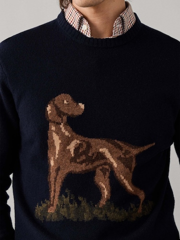 Hackett London Pullover in Blau