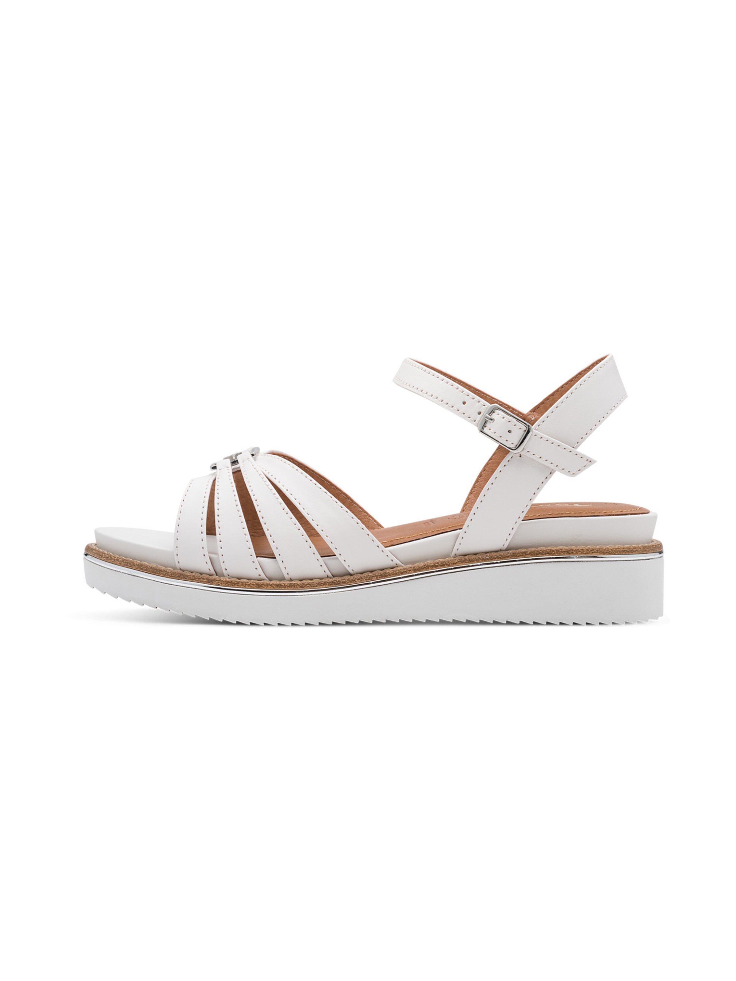 Tamaris - Sandálias com tiras em branco