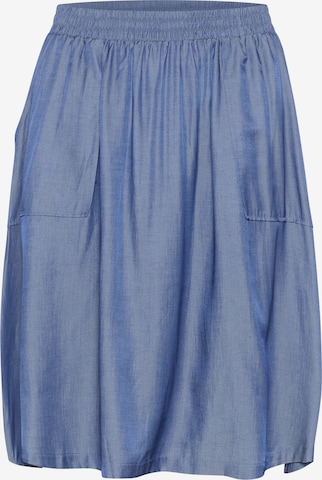 Kaffe Rok 'Leonora' in Blauw: voorkant