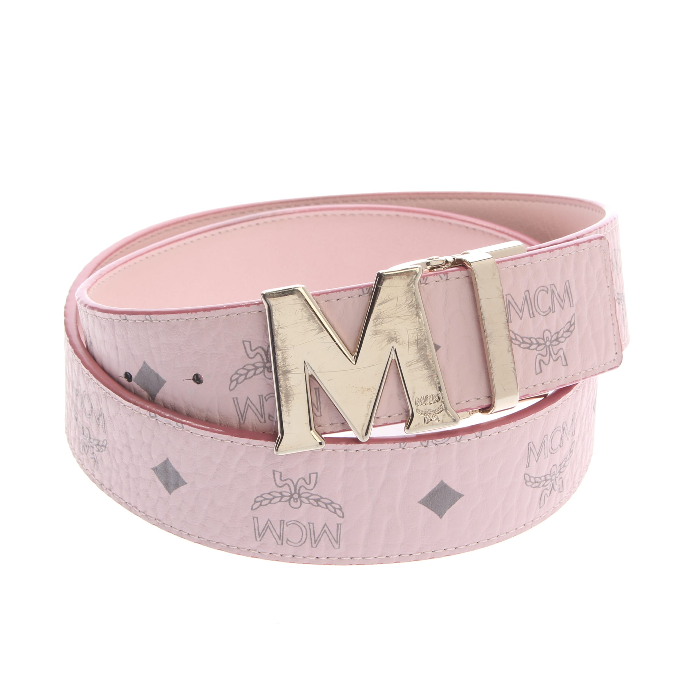 MCM Gürtel M in Pink: Vorderseite