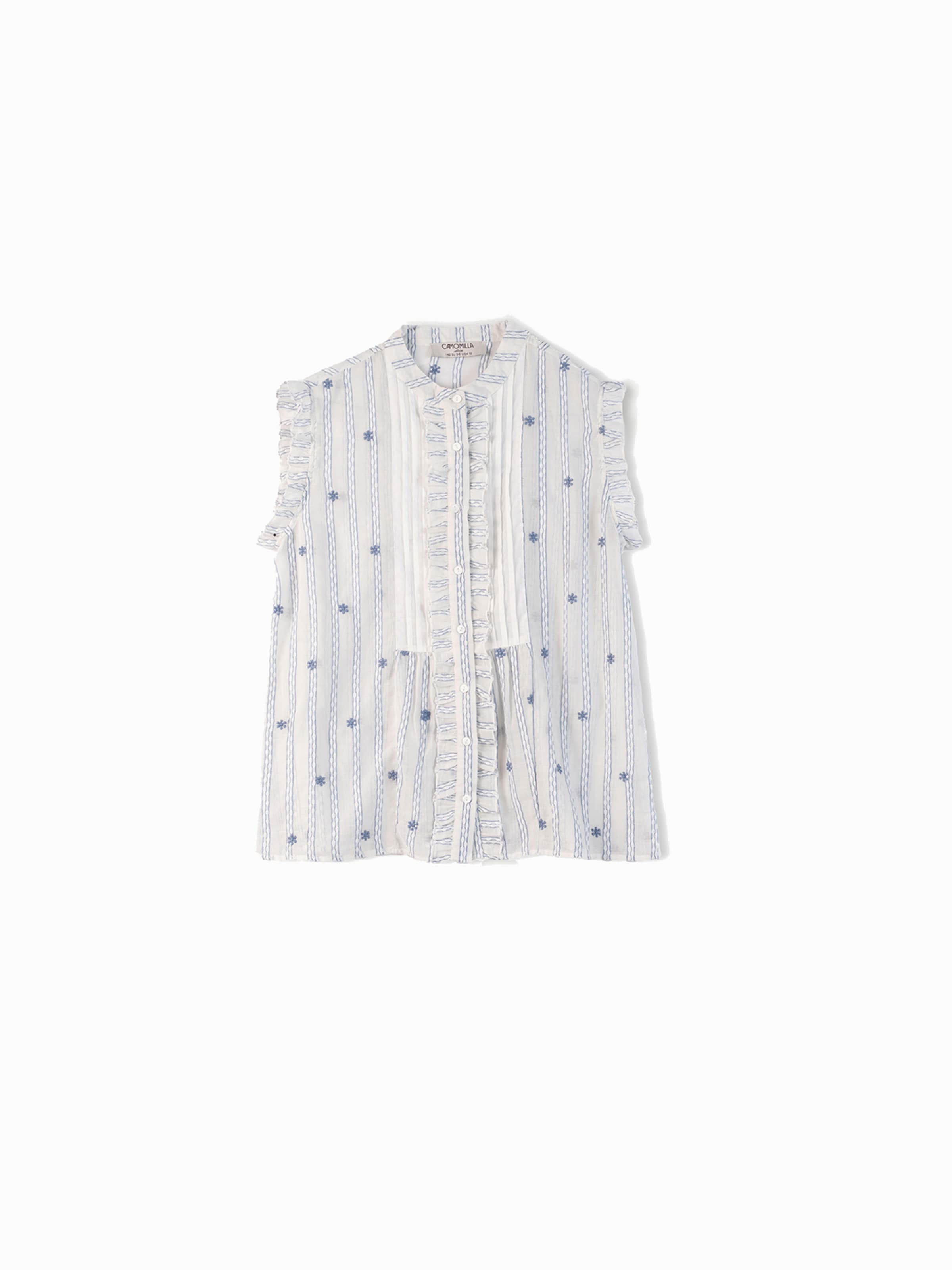 Camomilla Italia Bluse 'CRISTAL' in Weiß: Vorderseite