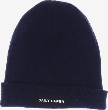 Daily Paper Hat & Cap in One size in Blue: front