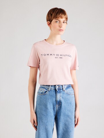 TOMMY HILFIGER Koszulka w kolorze różowy: przód