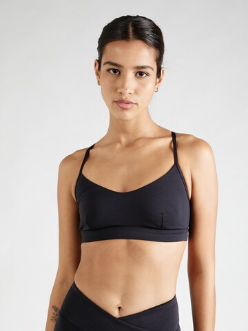 Hunkemöller Bustier Sport-BH in Schwarz: Vorderseite