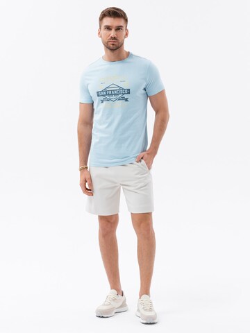 T-Shirt 'S1732' Ombre en bleu
