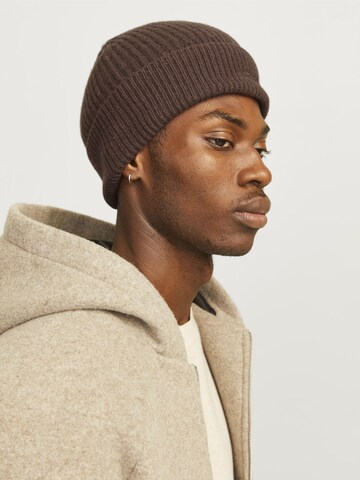 JACK & JONES Beanie in Brown