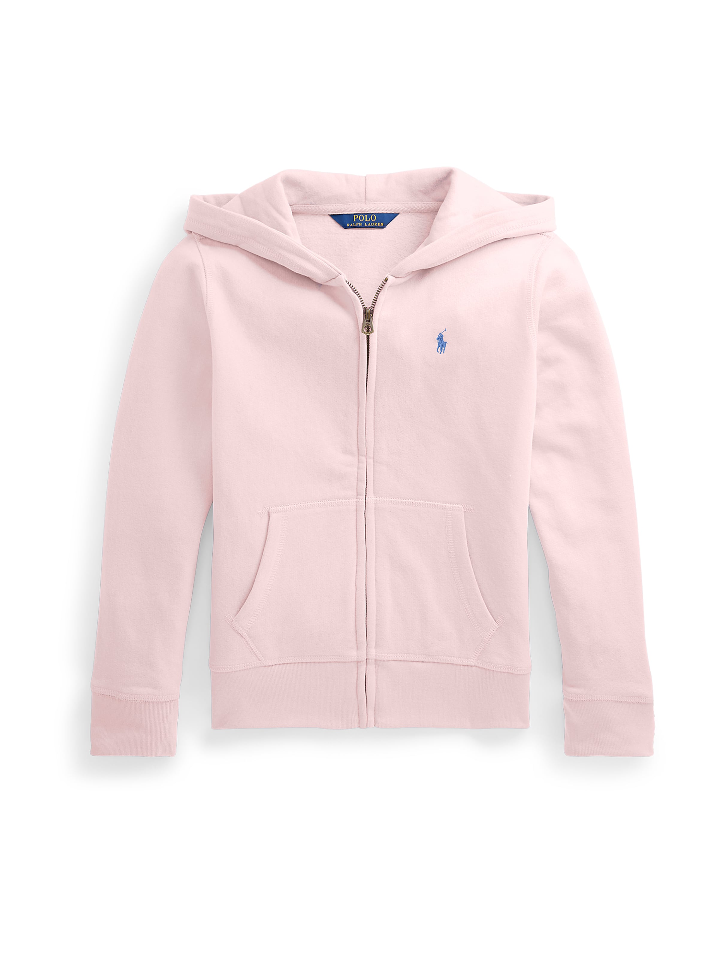 pink polo zipup