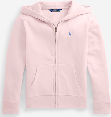 Polo Ralph Lauren Zip-Up Hoodie in Pink: front