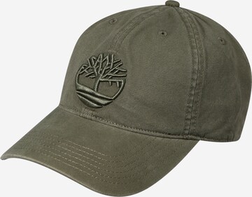 TIMBERLAND - Gorra en verde: frente