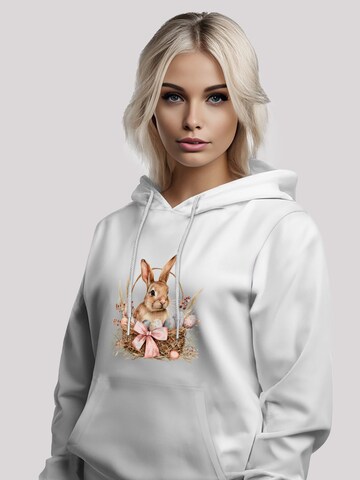 F4NT4STIC Sweatshirt 'Osterhasen Korb Dekor' in White
