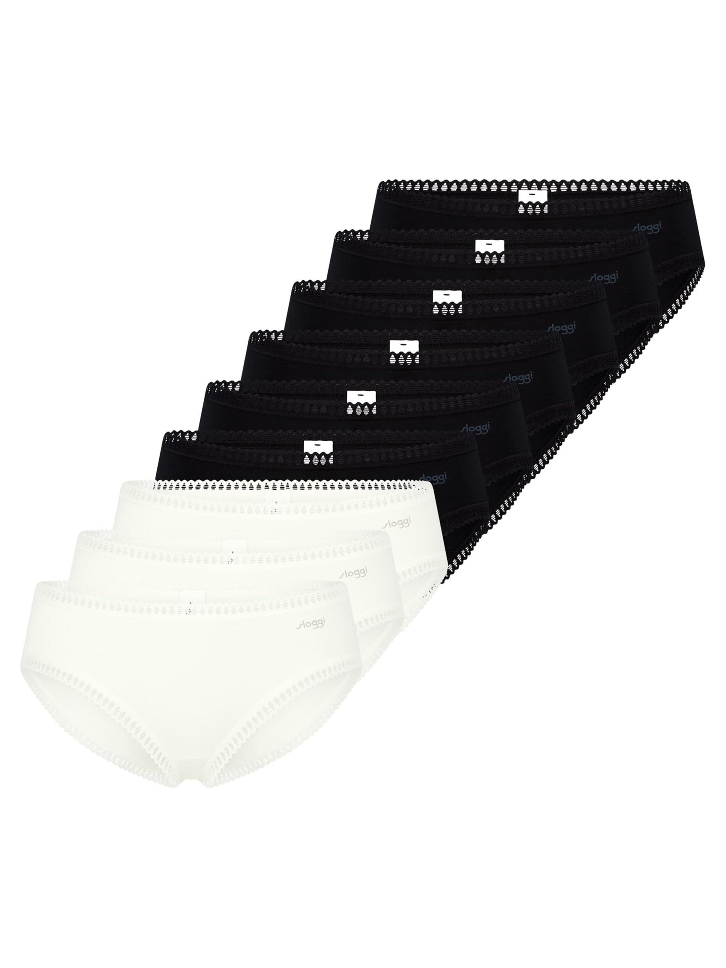 SLOGGI Panty 'GO Crush'‌‌‌‌‌‌‌‌ in Schwarz: Vorderseite