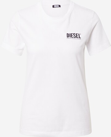 Maglietta 'SILY-INT' di DIESEL in bianco: frontale