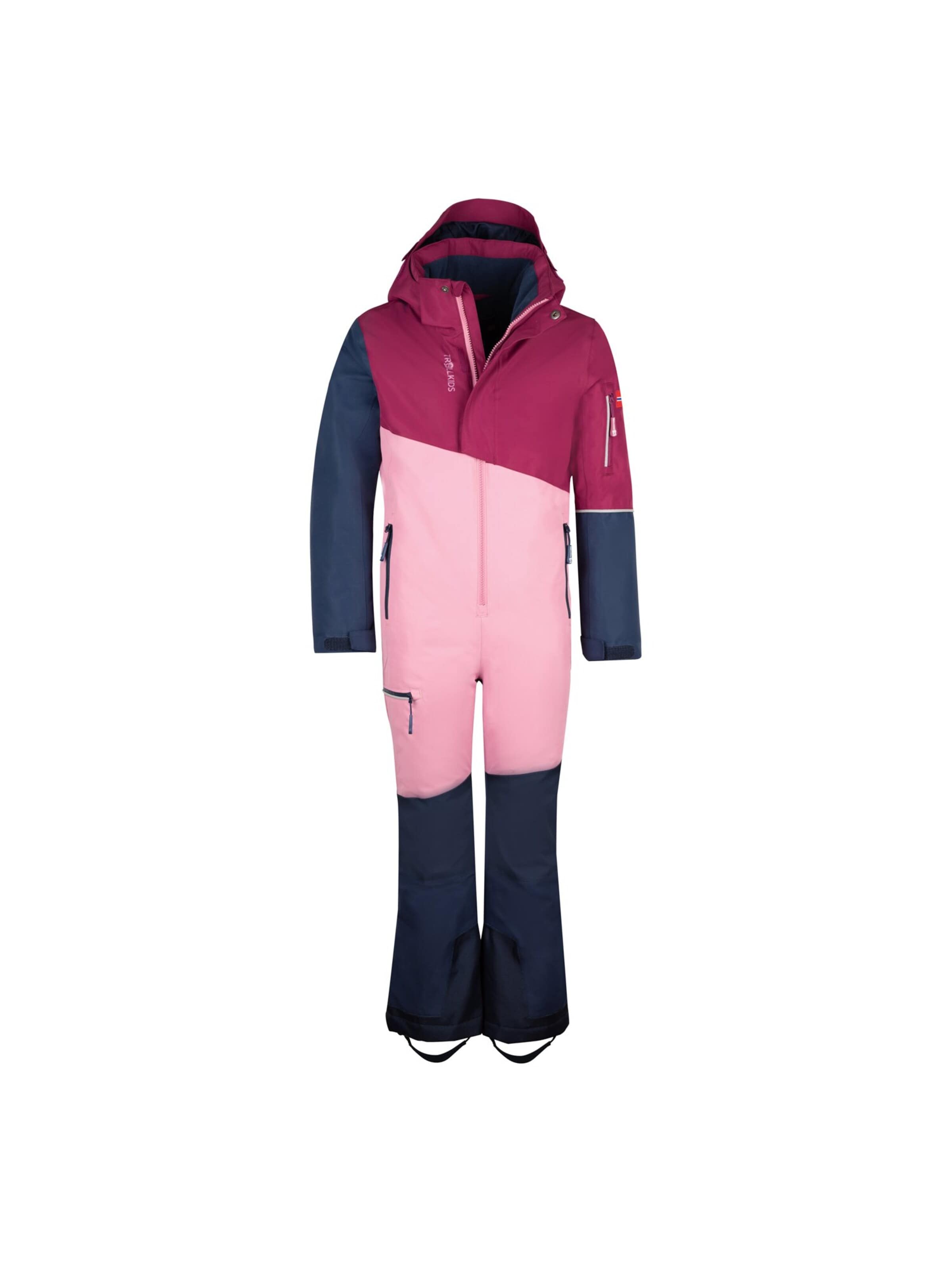 TROLLKIDS Dungarees in Purple: front