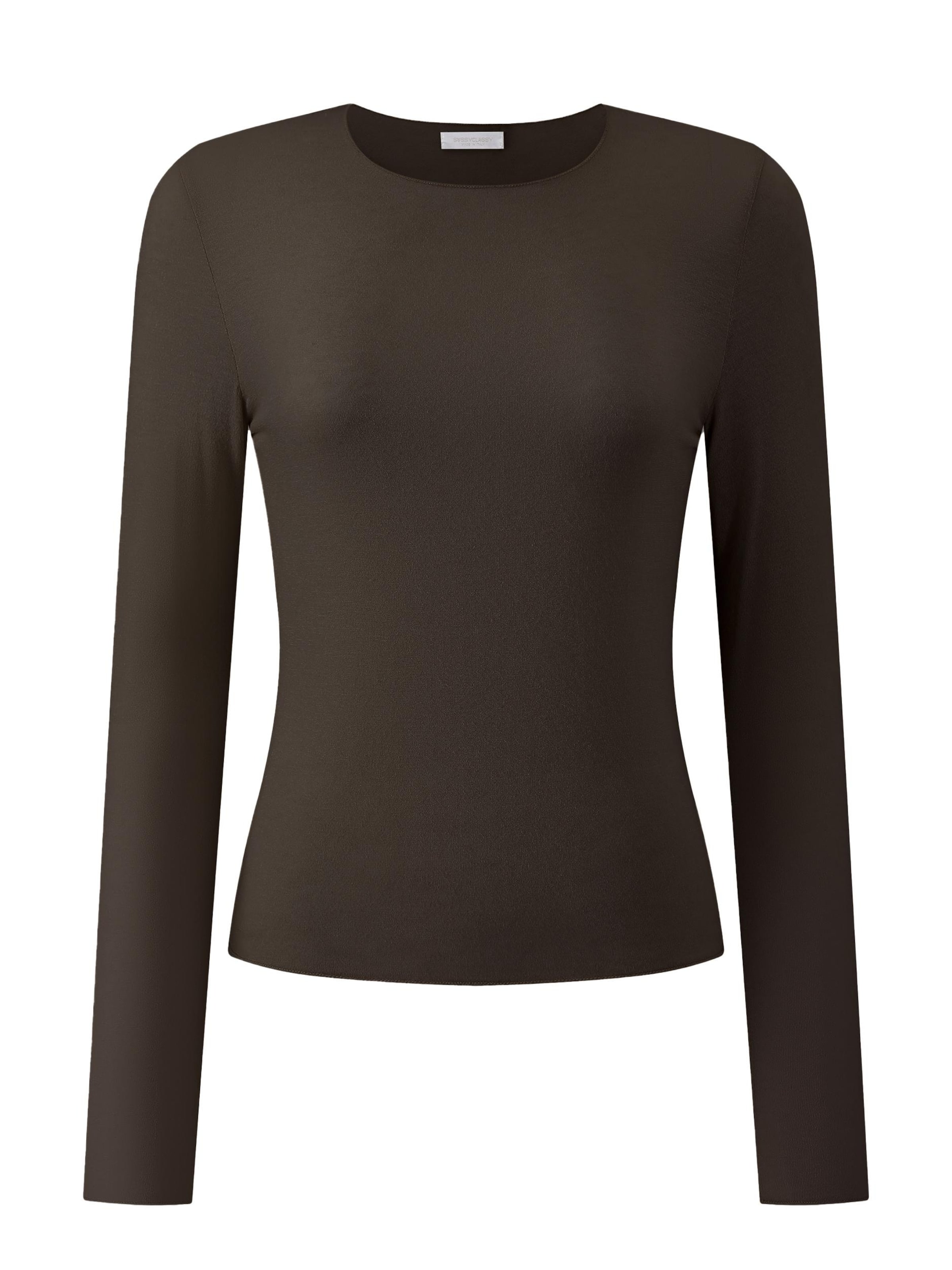 SASSYCLASSY Shirt‌‌‌‌‌‌‌‌‌ in Braun: Vorderseite