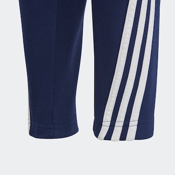 ADIDAS SPORTSWEAR Slimfit Športne hlače 'Future Icons 3-Stripes -' | modra barva