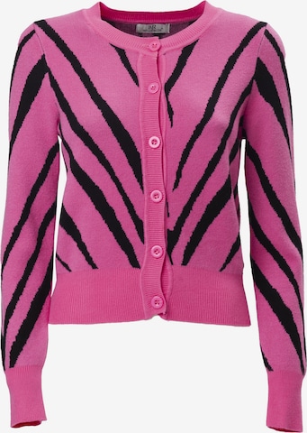 Influencer Knit cardigan in Pink: front