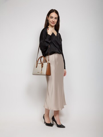 Michael Kors - Bolso de mano 'Arden Medium Top-Zip' en beige