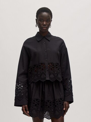 Camicia da donna 'Sophia' di EDITED in nero: frontale