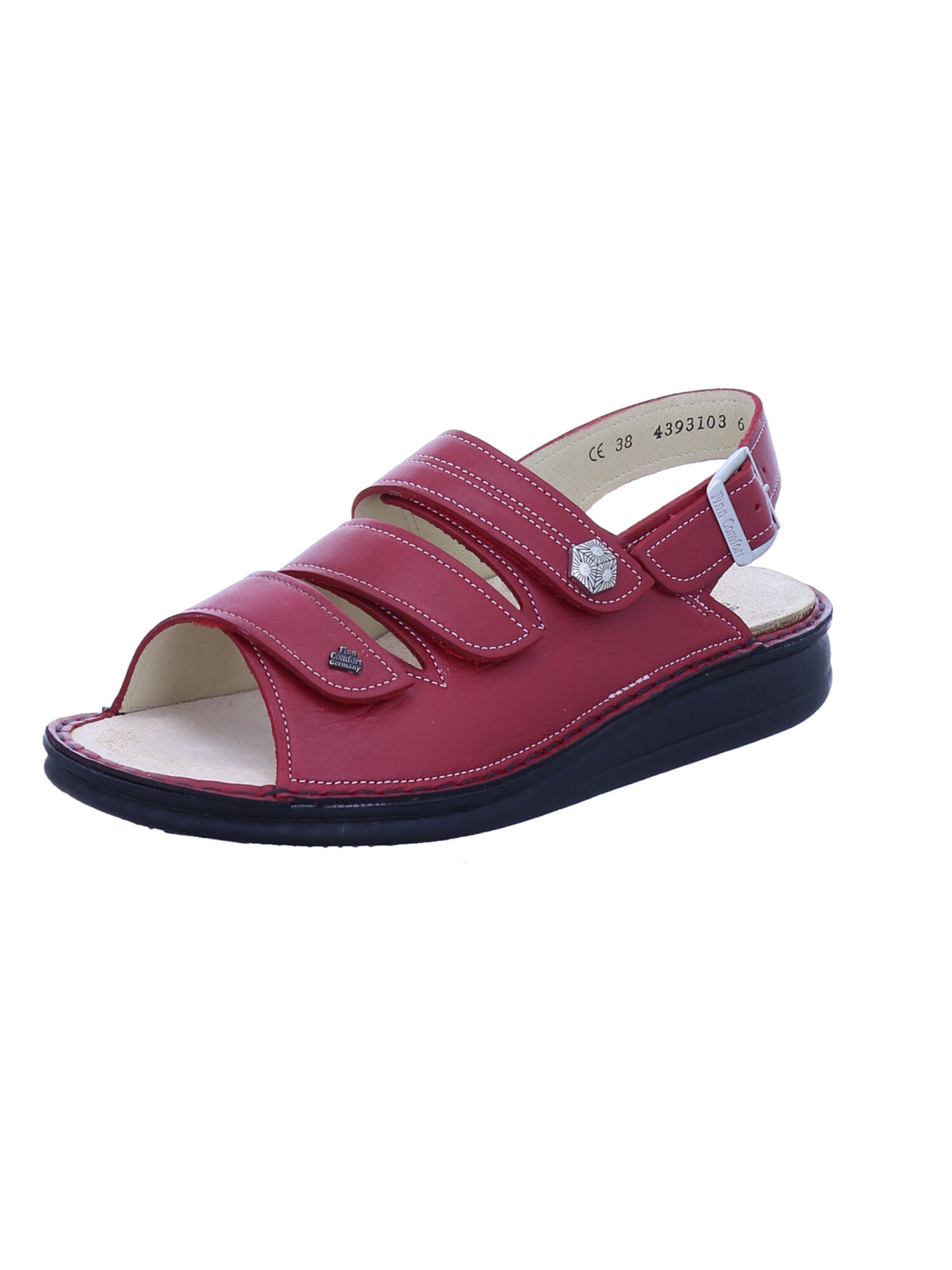 Finn Comfort Sandals 'Juist-S' in Red: front