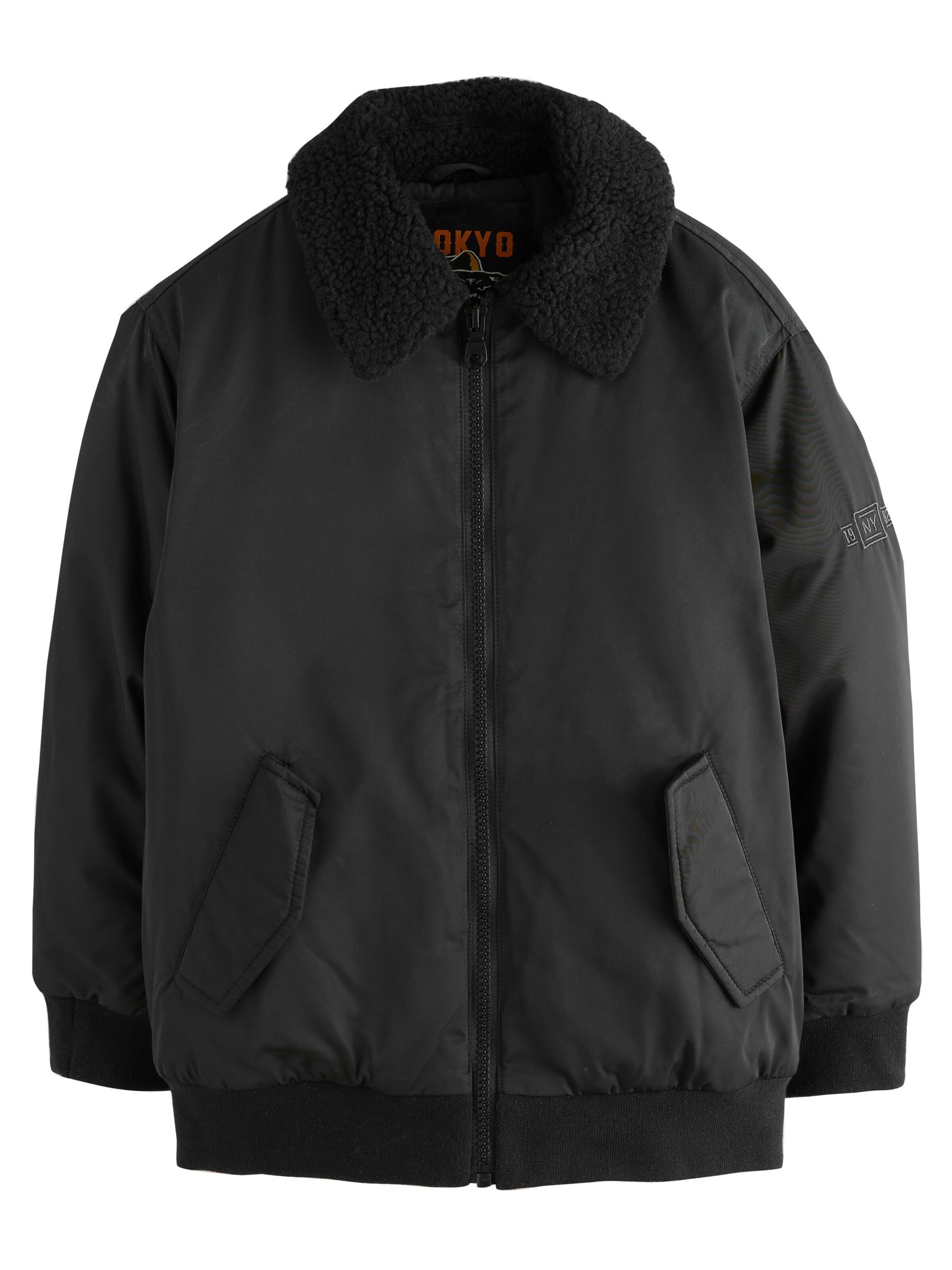 Next Between-season jacket in Black: front