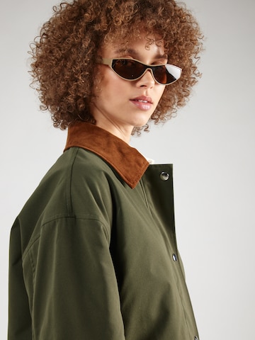 PIECES Between-Season Jacket 'MARTHA' in Green