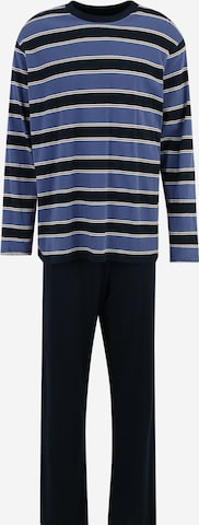 SCHIESSER - Pijama comprido em azul: frente