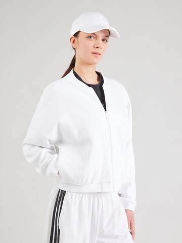 ADIDAS SPORTSWEAR Спортивная кофта 'Essentials' в Белый: спереди