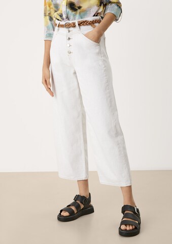 s.Oliver Wide Leg Jeans in Weiß: predná strana