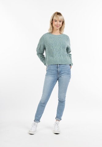 MYMO - Pullover 'Blonda' em azul