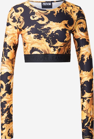 T-shirt Versace Jeans Couture en noir : devant