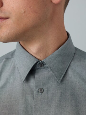 Coupe slim Chemise Next en bleu