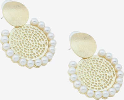 Auskarai 'Alyse' iš SOHI, spalva – Auksas / balta, Prekių apžvalga