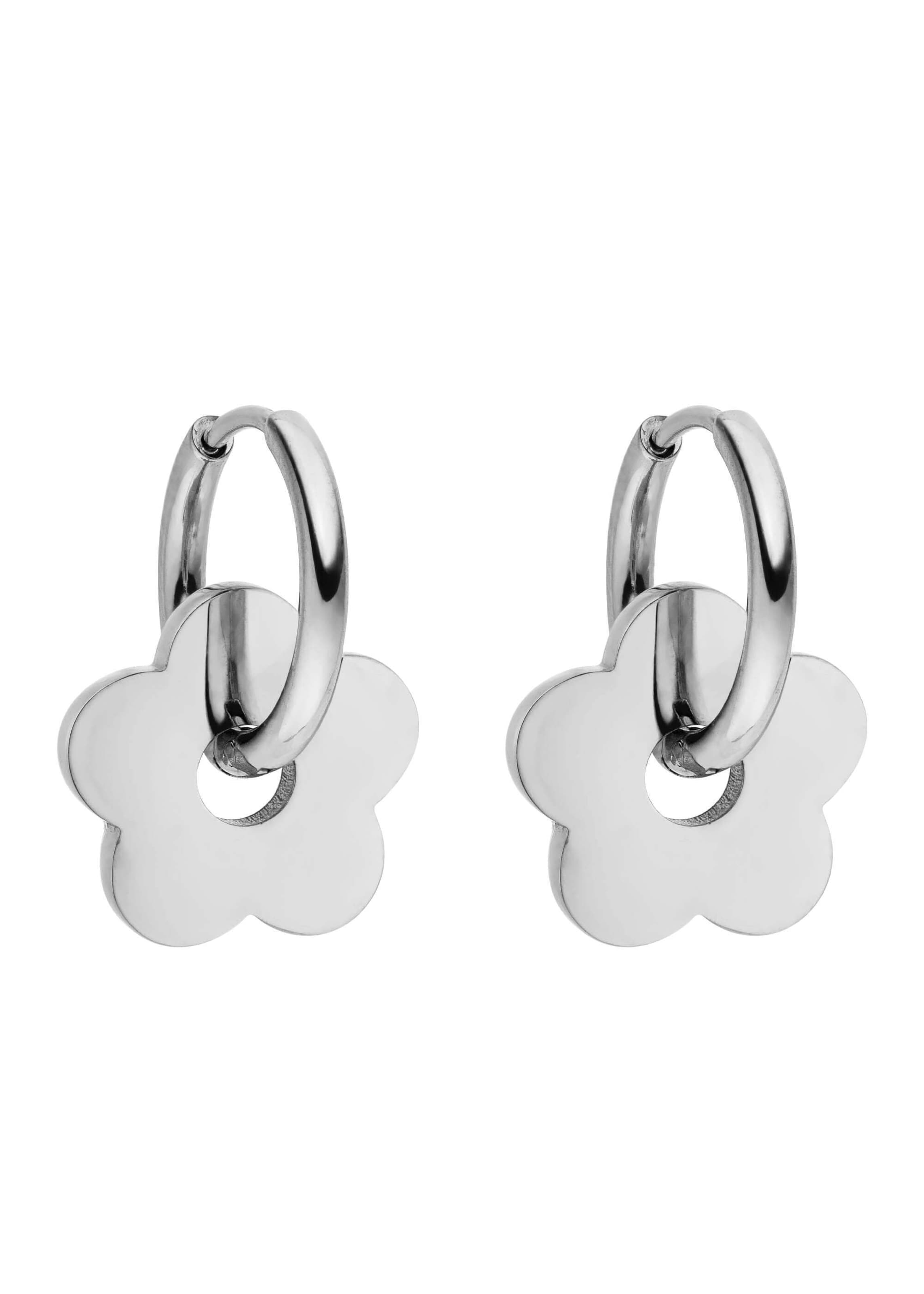 PURELEI Earrings 'Flower' in One size in Silver, Item view