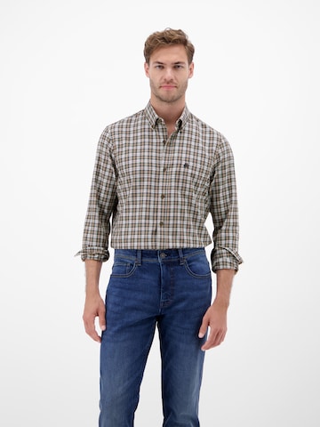 LERROS Regular fit Button Up Shirt in Brown