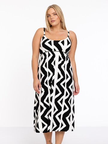 Yoek Dress in Black: front