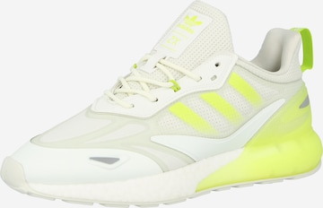 Baskets basses 'ZX 2K BOOST 2.0' ADIDAS ORIGINALS en blanc : devant