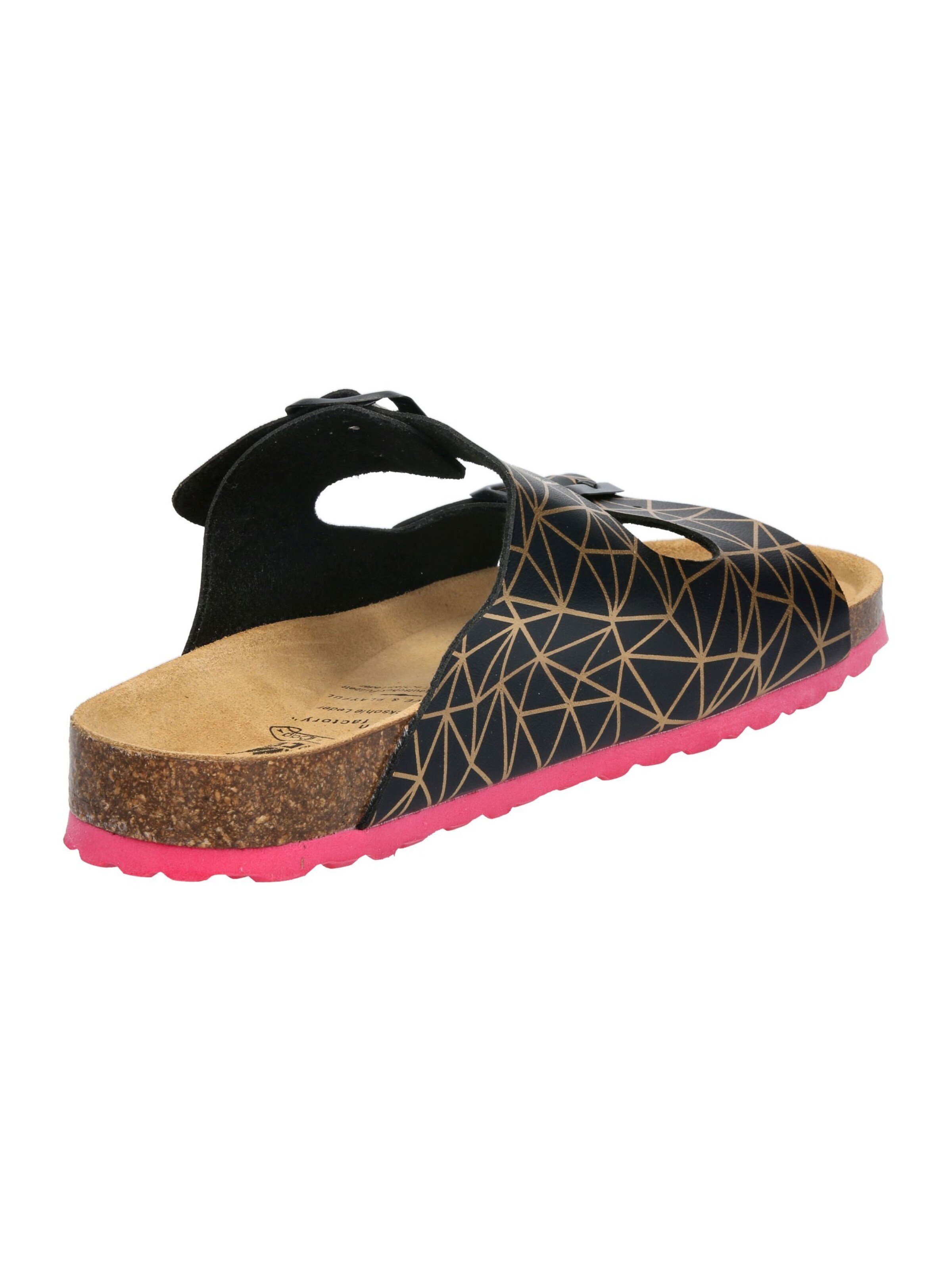 LICO Pantolette 'Bioline Platino' in Schwarz