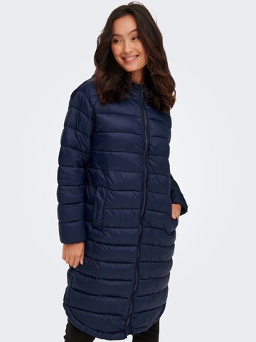 ONLY Winter Coat 'Melody' in Blue: front