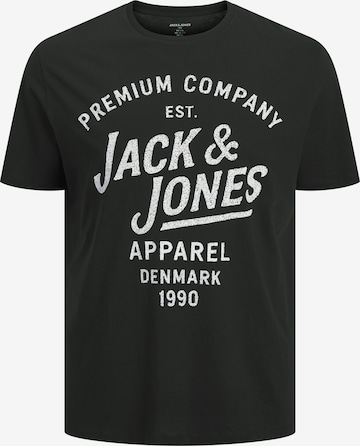 Jack & Jones Plus T-Shirt 'JPRBLUZANE' in Schwarz: Vorderseite
