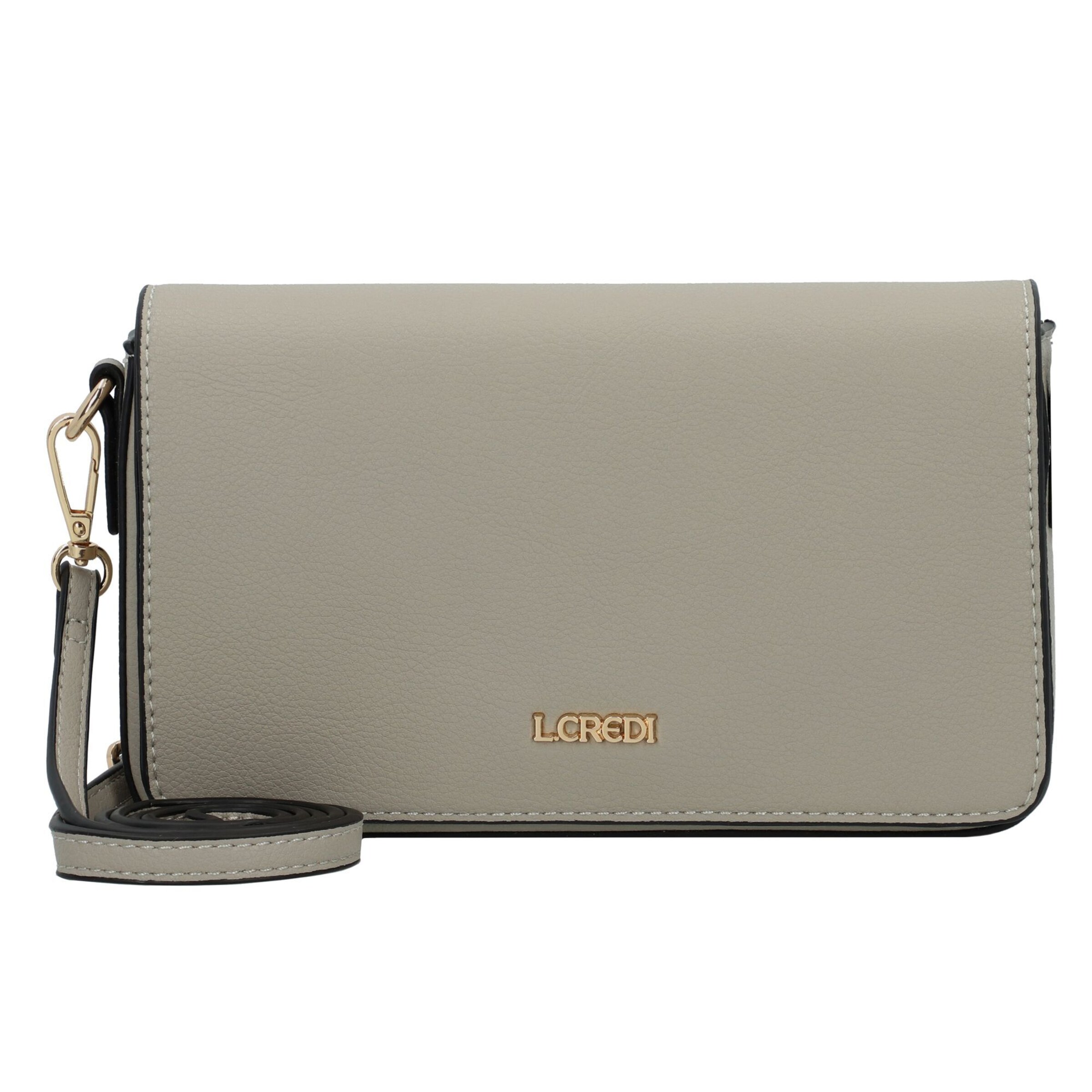 L.CREDI Tasche 'Jane' in Grau: Vorderseite