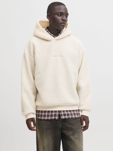JACK & JONES - Sudadera en beige: frente