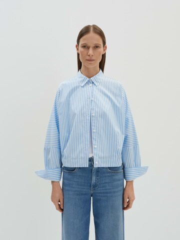 Someday Bluse 'Zesto' in Blau: Vorderseite