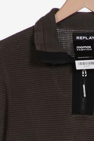 REPLAY Pullover M in Grün