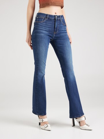 GUESS Flared Jeans in Blauw: voorkant