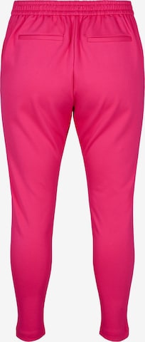 Coupe slim Pantalon 'JMADDIE' Zizzi en rose