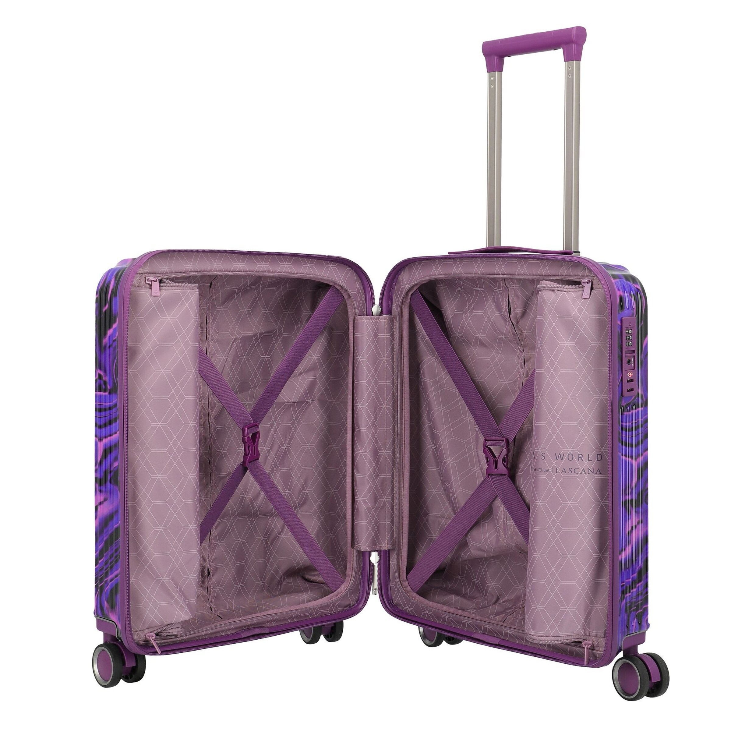 TRAVELITE Trolley 'Lascana' in Lila