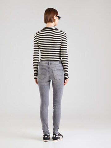 Pepe Jeans Skinny Džíny 'PIXIE' – šedá: zadní strana